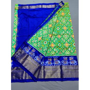PSSIFSLG5Y10SZDC19- Free Size Ikat Silk Lehenga