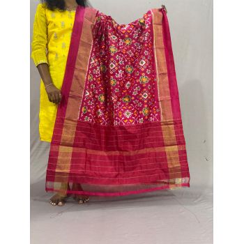 PSSIISDP5Y09ECCD02- Ikat Silk dupatta