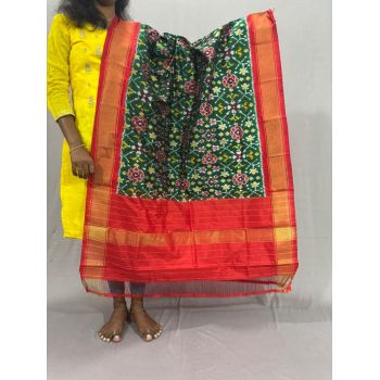 PSSIISDP5Y09ECCD49- Ikat Silk dupatta