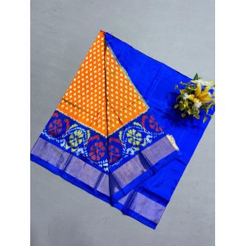 PSSIZSLG5Y08IBDC08- Zero Size Ikat Silk Lehenga