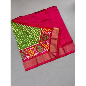 PSSIZSLG5Y08IBDC12- Zero Size Ikat Silk Lehenga