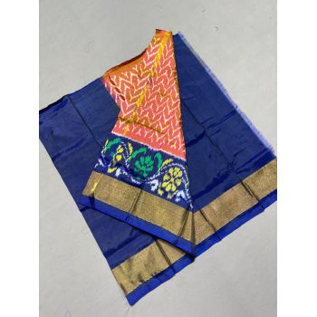PSSIZSLG5Y08IBDC16- Zero Size Ikat Silk Lehenga