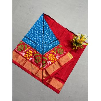 PSSIZSLG5Y08IBDC23- Zero Size Ikat Silk Lehenga