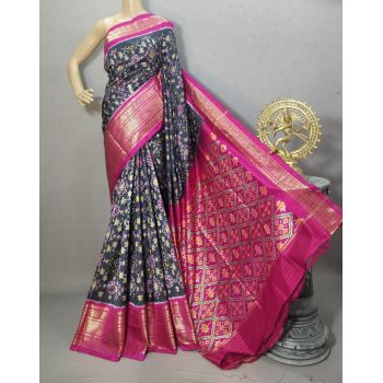 PURRKBIP5Y09DECD01- Kanchi border Ikat silk saree