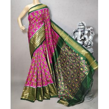 PURRKBIP5Y09DECD03- Kanchi border Ikat silk saree