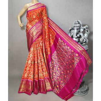 PURRKBIP5Y09DECD13- Kanchi border Ikat silk saree