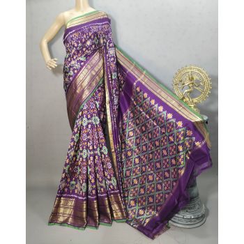 PURRKBIP5Y09DECD17- Kanchi border Ikat silk saree