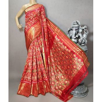 PURRKBIP5Y09DECD18- Kanchi border Ikat silk saree