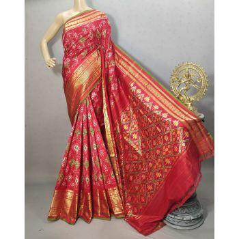 PURRKBIP5Y09DECD24- Kanchi border Ikat silk saree