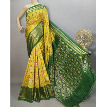 PURRKBIP5Y09DECD27- Kanchi border Ikat silk saree