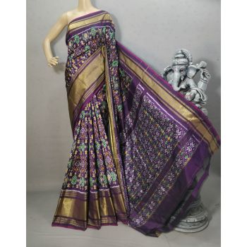 PURRKBIP5Y09DECD30- Kanchi border Ikat silk saree