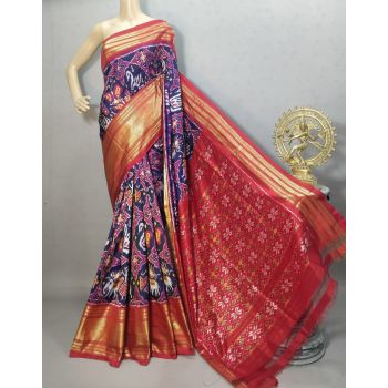 PURRKBIP5Y09DECD32- Kanchi border Ikat silk saree
