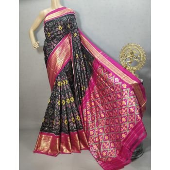 PURRKBIP5Y09DECD37- Kanchi border Ikat silk saree