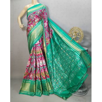 PURRKBIP5Y09DECD40- Kanchi border Ikat silk saree