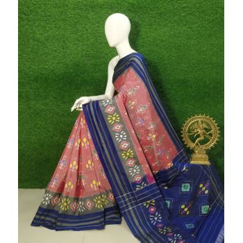 PUSNIDSS5Y09NDCC14- Ikat silk saree
