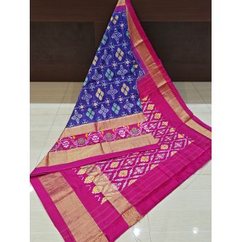 PANHIDSS5Y11BNCC06- Ikat silk saree