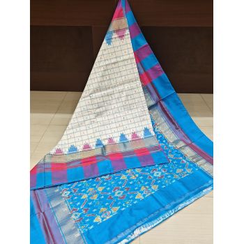 PANHIDSS5Y11BNCC21- Ikat silk saree