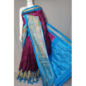 PDLSIDSS5Y11NDCC27- Ikat silk saree