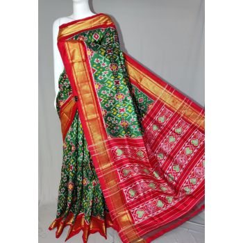 PDLSIDSS5Y11NDCC36- Ikat silk saree