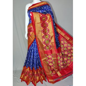 PDLSIDSS5Y11NDCC40- Ikat silk saree