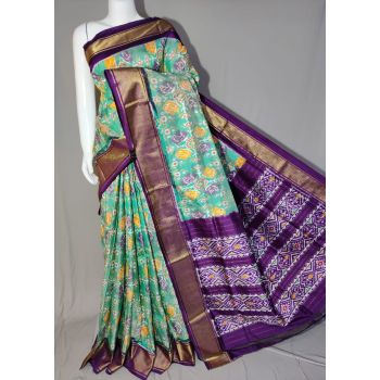 PDLSIDSS5Y11NDCC44- Ikat silk saree