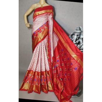 PDLSIDSS5Y11NDCC48- Ikat silk saree
