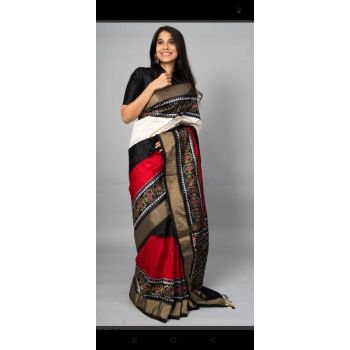 PDLSIDSS5Y11NDCC52- Ikat silk saree