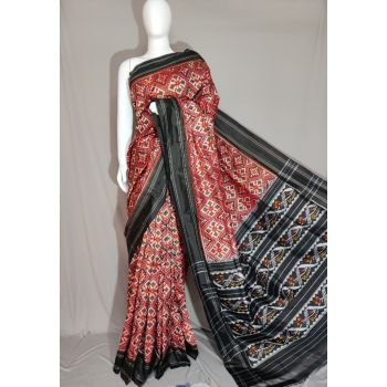 PDLSIDSS5Y12TSCD07- Ikat silk saree