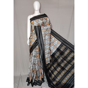 PDLSIDSS5Y12TSCD11- Ikat silk saree
