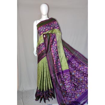 PDLSIDSS5Y12TSCD12- Ikat silk saree