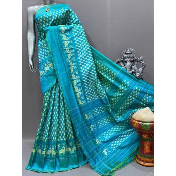 PDLSIDSS5Y12TSCD15- Ikat silk saree