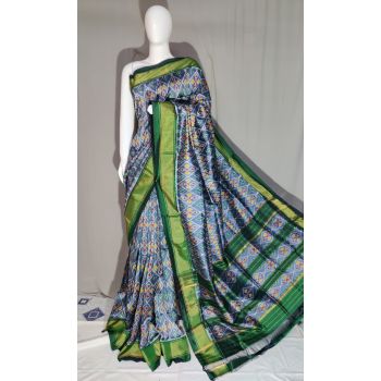 PDLSIDSS5Y12TSCD16- Ikat silk saree