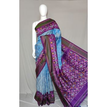 PDLSIDSS5Y12TSCD17- Ikat silk saree