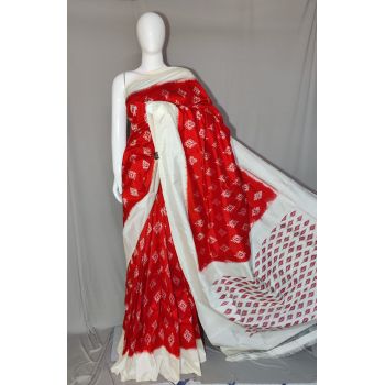 PDLSIDSS5Y12TSCD24- Ikat silk saree