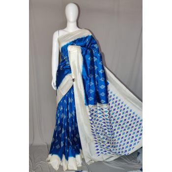 PDLSIDSS5Y12TSCD26- Ikat silk saree