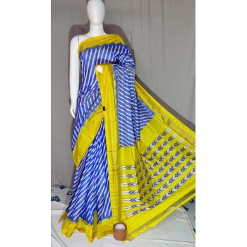 PDLSIDSS5Y12TSCD28- Ikat silk saree