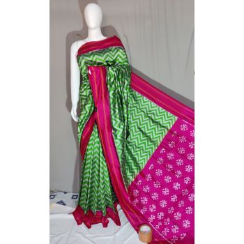 PDLSIDSS5Y12TSCD30- Ikat silk saree