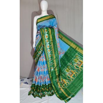 PDLSIDSS5Y12TSCD31- Ikat silk saree