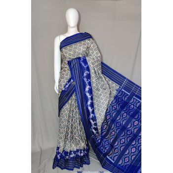 PDLSIDSS5Y12TSCD32- Ikat silk saree
