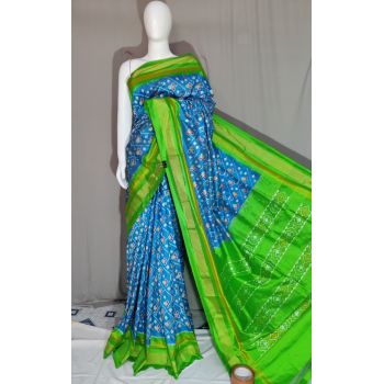 PDLSIDSS5Y12TSCD37- Ikat silk saree