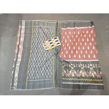 PGMRICTS5Y12INCD17- Ikat cotton saree