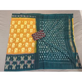 PGMRICTS5Y12INCD24- Ikat cotton saree