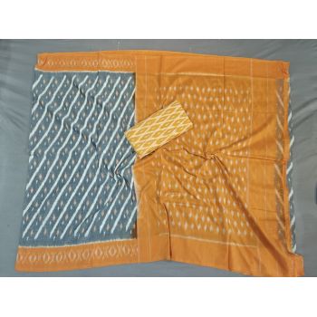PGMRICTS5Y12INCD28- Ikat cotton saree