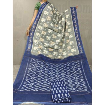 PGMRICTS5Y12INCD49- Ikat cotton saree