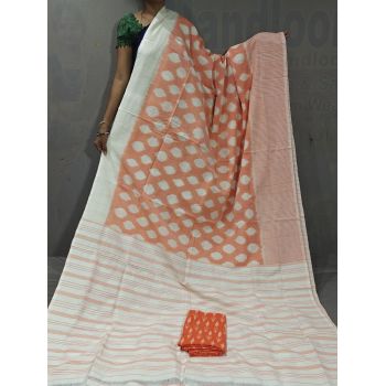 PGMRICTS5Y12INCD53- Ikat cotton saree