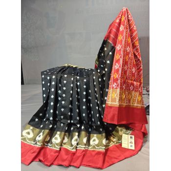 PGMRIDSS5Y12BXDC03- Ikat silk saree
