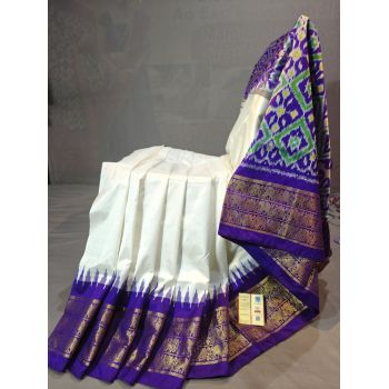 PGMRIDSS5Y12BXDC04- Ikat silk saree