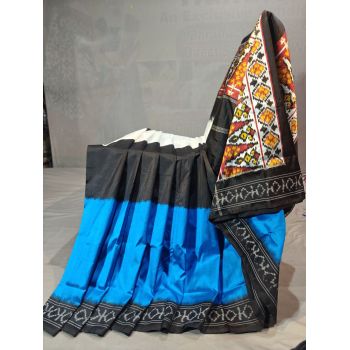 PGMRIDSS5Y12BXDC16- Ikat silk saree