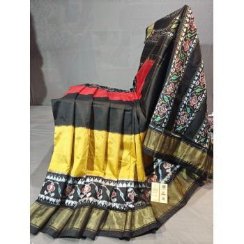 PGMRIDSS5Y12BXDC17- Ikat silk saree