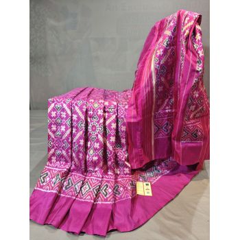 PGMRIDSS5Y12BXDC24- Ikat silk saree